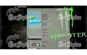 Monster_Energy тема для контакта
