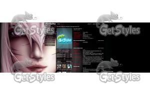 Art picture girl white ha тема для контакта