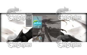 Black Rock Shooter тема для контакта