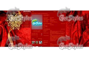 темнокраснозолотая тема для контакта