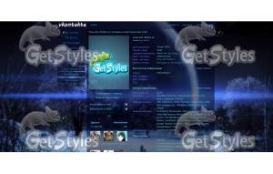 Mass Effect Luna Night тема для контакта