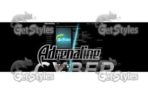 Adrenaline Cyber тема для контакта