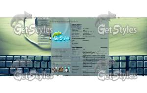Keyboard and coffee тема для контакта