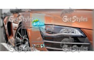 Audi R8 Orange тема для контакта