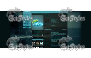 blue тема для контакта