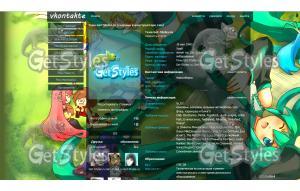 Miku Hatsune тема для контакта