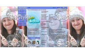 Забавная девушка тема для контакта