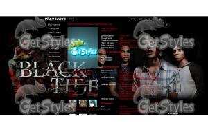 Black Tide тема для контакта