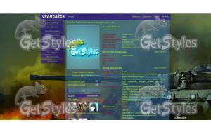 World of Tanks тема для контакта