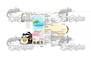 angrybirds тема для контакта