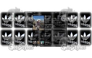 adidas originals тема для контакта