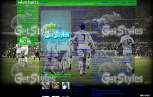 Real Madrid тема для контакта