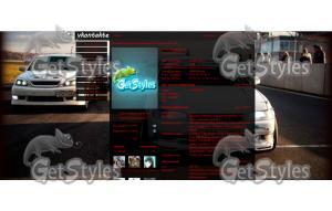 Mark 2 black_red тема для контакта