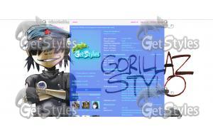 Gorillaz Stylo тема для контакта