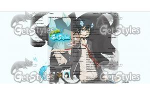 Синий экзорцист тема для контакта