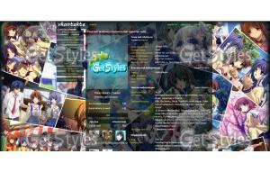 AnimeGirlphotowall_1920x1 тема для контакта