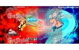 bleach тема для контакта