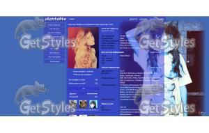 Girl  cat тема для контакта