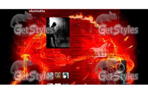 Огонёк тема для контакта