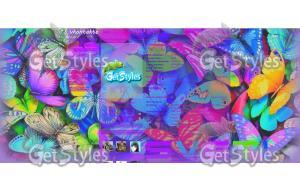 Бабочки тема для контакта