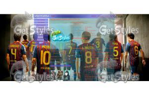FC Barcelona тема для контакта