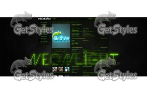 NeonLight тема для контакта