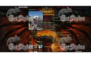 Wow Cataclysm тема для контакта