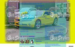 chevroletcamaro тема для контакта