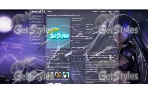 black rock shooter тема для контакта