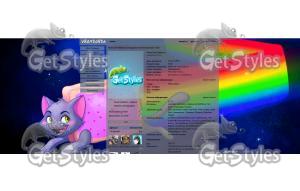 Nyan Cat тема для контакта