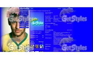 Neymar Jr тема для контакта