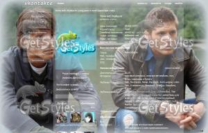 Сверхъестественное  Super тема для контакта