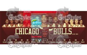 Chicago Bulls тема для контакта