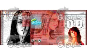 meganfox blackred; тема для контакта