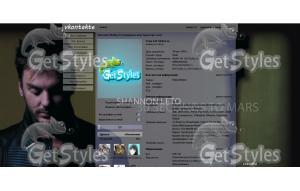 Shannon Leto тема для контакта