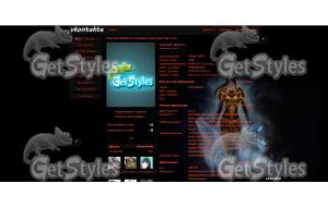 WoW  тема для контакта