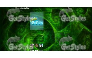 green blaze тема для контакта