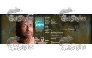 Chuck Norris тема для контакта