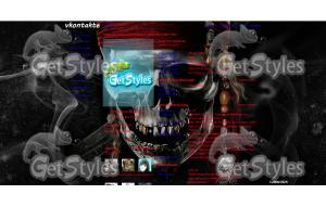 череп тема для контакта