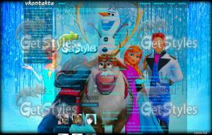 Frozen тема для контакта