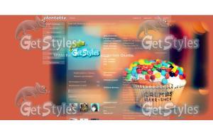 Lollipop тема для контакта