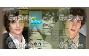 Aaron Johnson тема для контакта