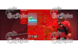 Team Fortress2 Soldier тема для контакта