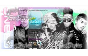 Big Bang тема для контакта