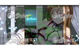 SAOAsuna тема для контакта