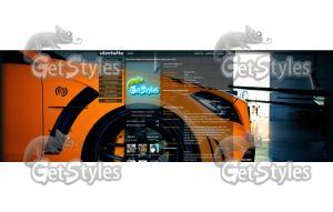 Orange BMW тема для контакта
