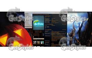 Happy Halloween тема для контакта