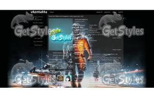 Battlefield 3 тема для контакта