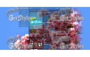 сакура тема для контакта