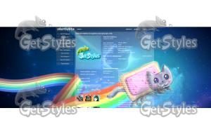 Nyancat тема для контакта